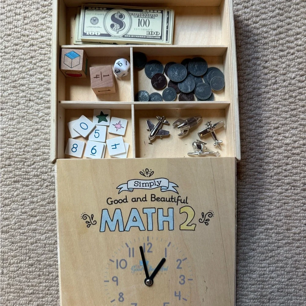 Simply Good and Beautiful Math 2 Math Box - Picture 2 of 4